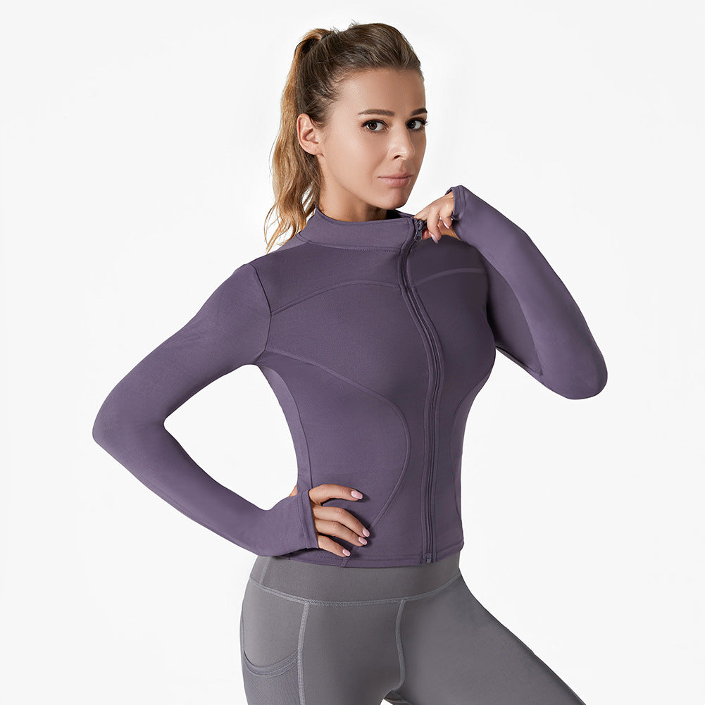 Women's High Elastic Running Jacket