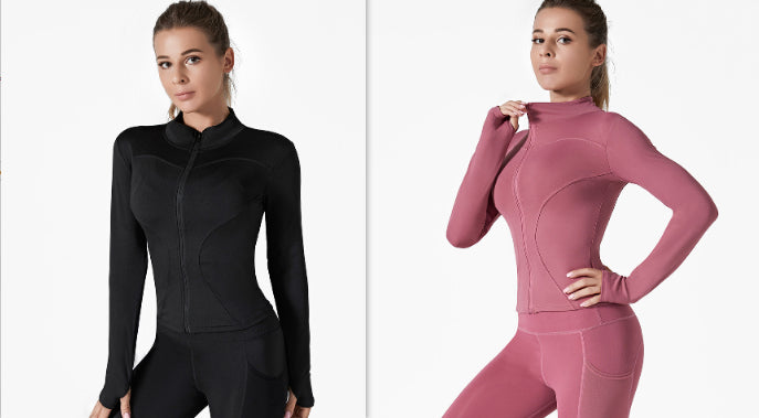 Women's High Elastic Running Jacket