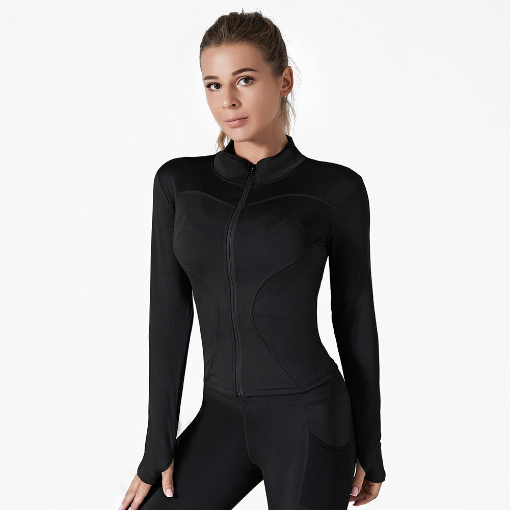 Women's High Elastic Running Jacket