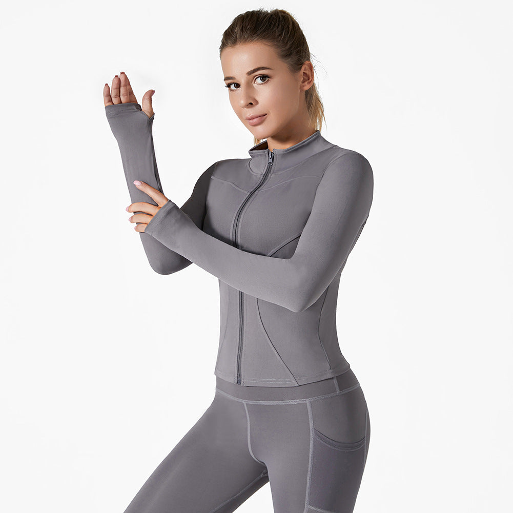 Women's High Elastic Running Jacket