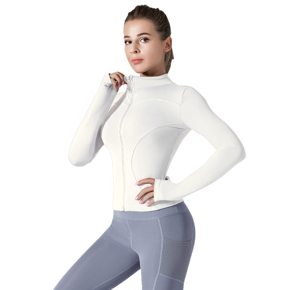 Women's High Elastic Running Jacket